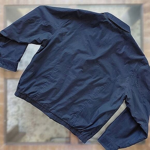 Vtg Liz Claiborne black zip front microfiber coach jacket - Picture 2 of 15